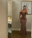 Sexy Brown Mermaid Maxi Long Party Prom Dresses To Impress,Evening Dress,13363