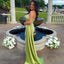 Amazing Green Mermaid One Shoulder Maxi Long Party Prom Dresses To Impress,Evening Dress,13397