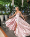 Simple Pink A-line Sweetheart Maxi Long Party Prom Dresses,Evening Dress,13295