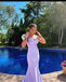 Sexy Mermaid Purple Spaghetti Straps Maxi Long Party Prom Dresses,Evening Dress,13375