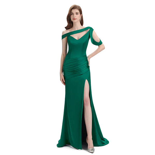 Mismatched Emerald Green Mermaid Cheap Bridesmaid Dresses Online, WG776