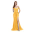 Mismatched Marigold Mermaid Cheap Bridesmaid Dresses Online, WG1082