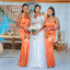 Mismatched Mermaid One Shoulder Maxi Long Bridesmaid Dresses For Wedding Party,WG1622