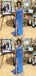 Sexy Blue Mermaid One Shoulder Maxi Long Bridesmaid Dresses For Wedding Party,WG1617