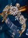 Sparkly Heavy Industry Creative 3D Rhinestone Flower Headband Wedding Dress Accessories, HP440