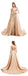 Champagne Mermaid Spaghetti Straps V-neck Long Prom Dresses Online,12588