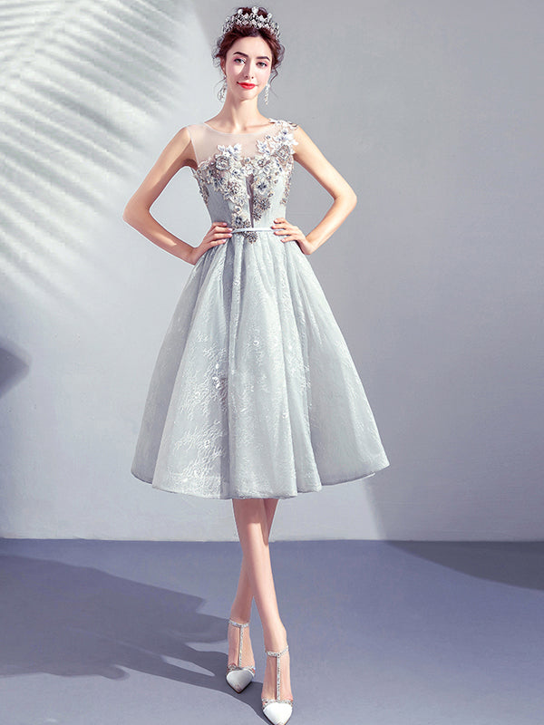 Jewel Illusion Short Homecoming Dresses,Cheap Short Prom Dresses,CM892