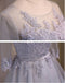 Lace Long Sleeve See Through Open Back Homecoming Prom Dresses, Affordable Short Party Prom Dresses, Perfect Homecoming Dresses, CM284