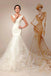 Off Shoulder Deep V Neckline Mermaid Wedding Dresses, Simple Long Custom Wedding Gowns, Affordable Bridal Dresses, 17094