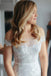Off Shoulder Mermaid Lace Cheap Wedding Dresses Online, Cheap Mermaid Bridal Dresses, WD446