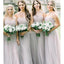 Simple Chiffon Long Bridesmaid Dresses Online, Cheap Bridesmaids Dresses, WG692