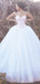 Simple Strapless Lace Beaded A line Cheap Wedding Dresses Online, WD429