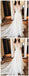 Spaghetti Straps V Neck Ivory Soft Tulle Cheap Long Evening Prom Dresses, Cheap Sweet 16 Dresses, 18367