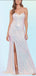 Sparkly Mermaid Sweetheart High Slit Maxi Long Prom Dresses,Evening Dresses,12973