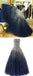 Strapless Navy Sparkly A-line Long Evening Prom Dresses, Cheap Custom Sweet 16 Dresses, 18544