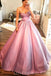 Sweetheart A-line Ball Gown Lilac Evening Prom Dresses, Cheap Custom Sweet 16 Dresses, 18468