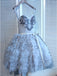 Sweetheart Grey Tutu Skirt Short Homecoming Dresses Online, CM686