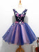 Two Straps V Neckline Cute Homecoming Prom Dresses, Affordable Short Party Prom Dresses, Perfect Homecoming Dresses, CM321